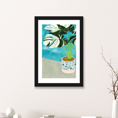 " Variegated Monstera Painting " by 83 Oranges