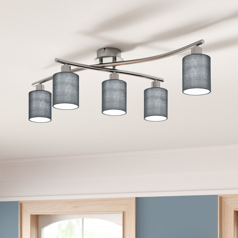 Vicky 75cm 5 -Light Track Kit, Grey