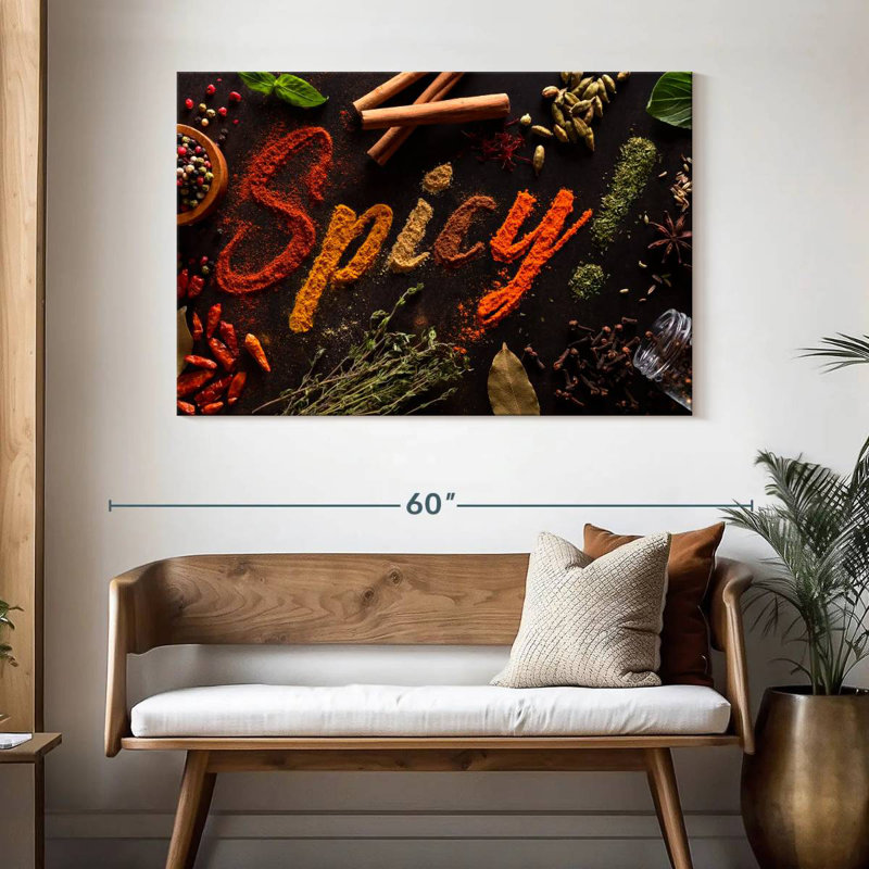 Yarlin Spicy Typography, 32" H x 48" W