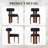 Modern Upholstered Dining Chairs with Solid Wood Legs-1486657144