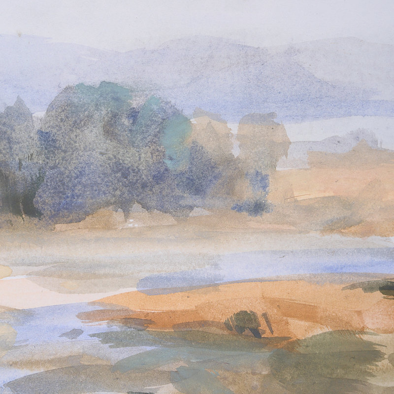 Uttermost River Afternoon Landscape Print