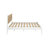 Lauritzen Solid Wood Panel Bed-360626546