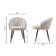 Yandier 19.1" Wide Fabric Dining Chairs (Set of 2) -  Upholstered Seats, Modern Comfort​
