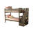 Huneycutt Bunk Bed In Dark Chocolate, Mattresses Not Included-54278530-54278529