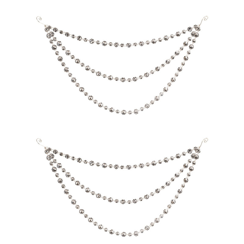 Guirlande de perles triple brin (ensemble de 2)
