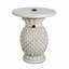 Table d'appoint en forme d'ananas, base de parasol pour patio extérieur