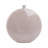 Modern Earthenware Round Flat Table Vase with Speckled Design for Home Decor - Artistic Tall Flower Vase for Living Room or Bathroom Display - Cream-1797390195