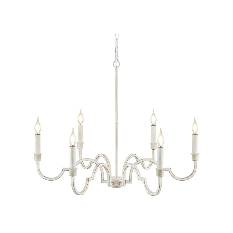 Lustre classique / traditionnel à 6 lumières DEL Anmie
