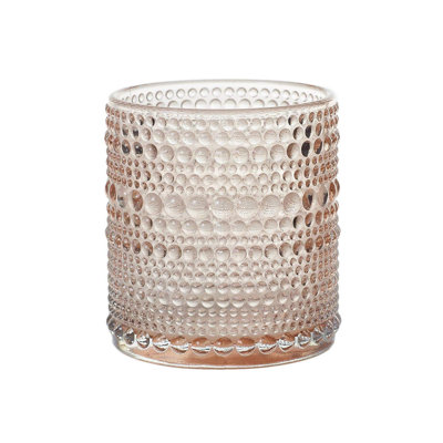 Porte-bougie en verre Rhapsody