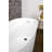 Wave 57.63" x 26.25" x 24.81" Freestanding Solid Surface Soaker Tub-88894375-88894374