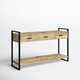Navelina 54.3'' Solid Wood Console Table