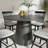Stylish Modern-Retro Round Dining Table with Solid Wood Top and Ultra-Sturdy Rubberwood Base-1402315137-1402315139