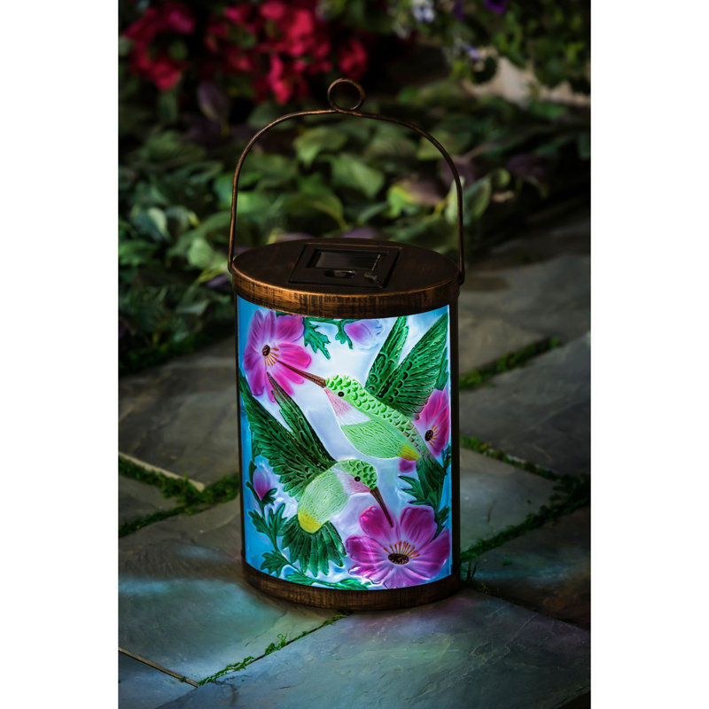 9.45'' Solar Powered Integrated LED Outdoor Lantern