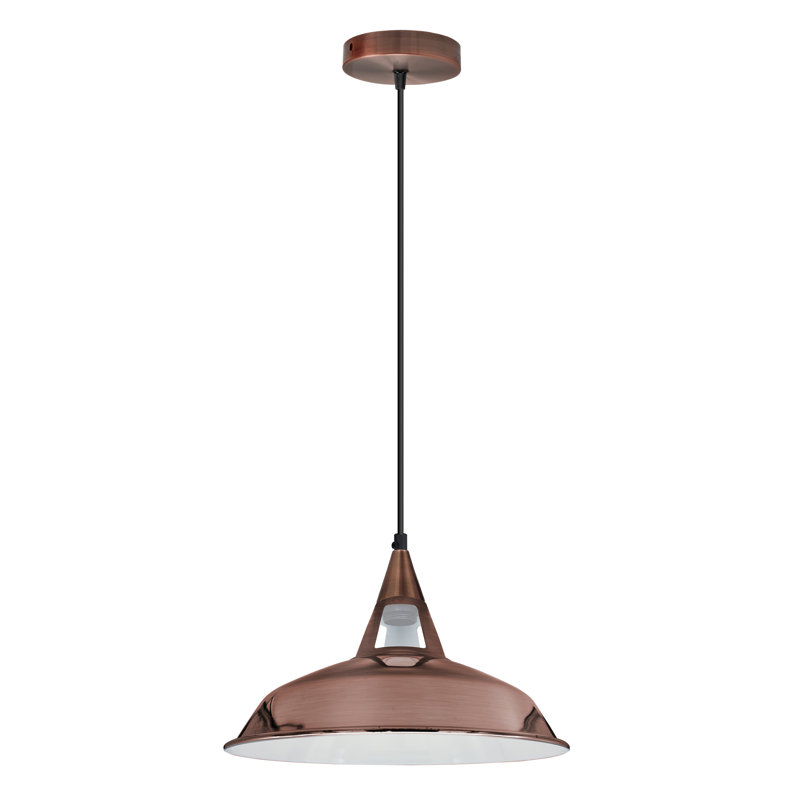 1 - Light Single Pendant, Yes, Copper