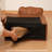 2/3 Seater  Vegan Leather Sofa, Brown Leather Couch for  Living Room-1524290005