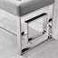 Camberley Luxury Velvet Upholstered Bedroom Bench - Dressing Table Seat or End of Bed Bench-98583886