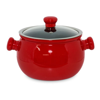 Ceraflame 7 pte Cocotte en céramique antiadhésive ronde