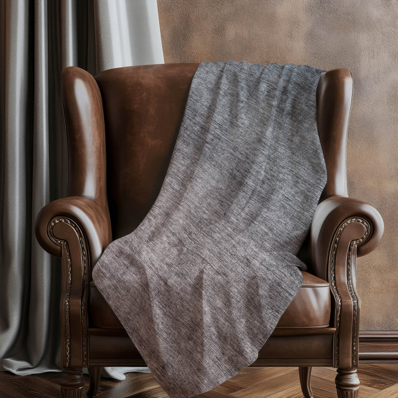 Jeté dégradé Addison Sherpa ASB587, Gris