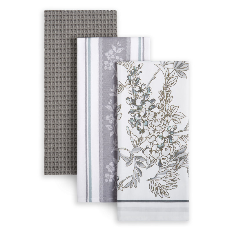 Martha Stewart Iris Lint-Free Towel 3-Pack Set