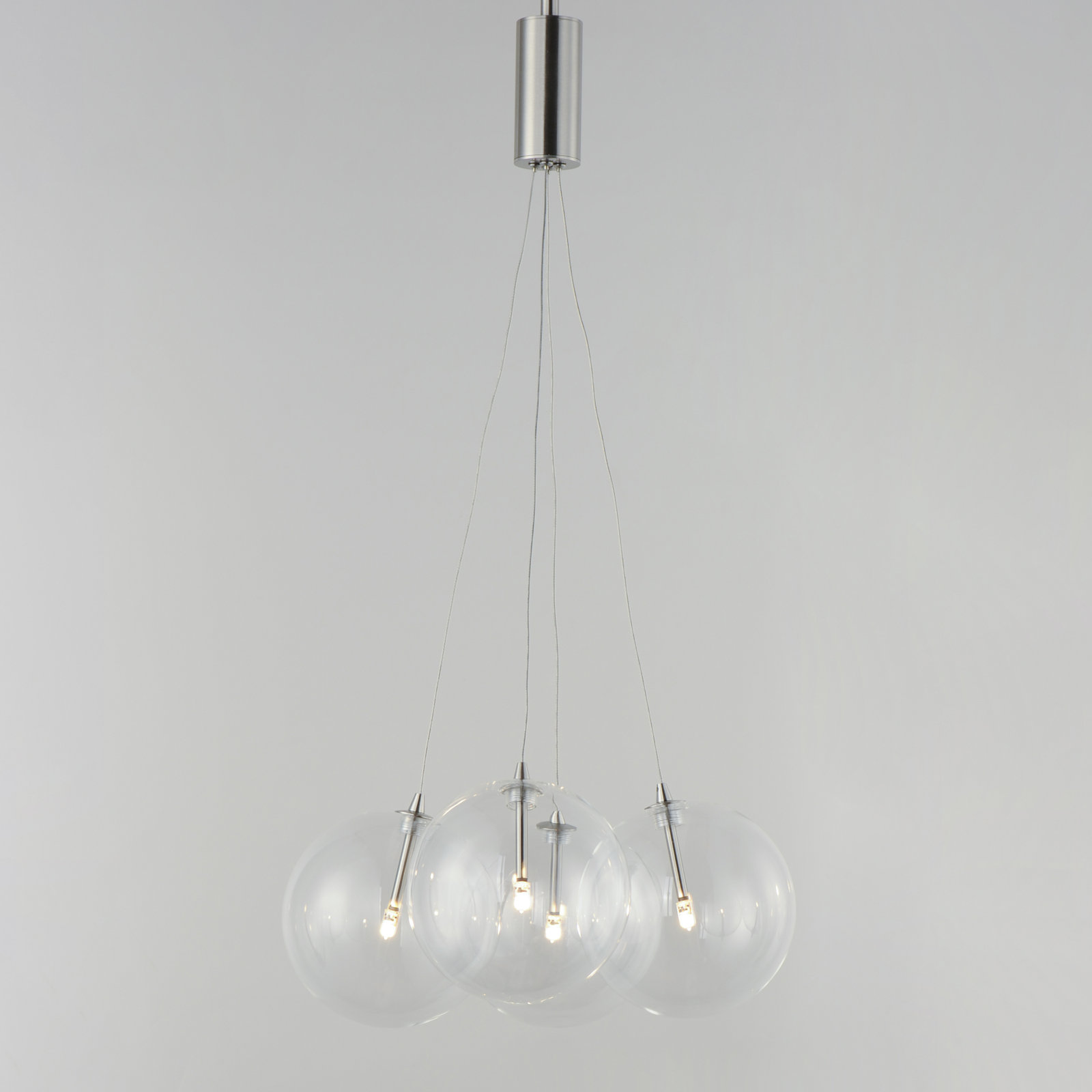 Celica 4 Light Pendant, Satin Nickel