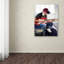 «Armand jouant de la guitare» par Armand, reproduction sur toile-21646312