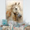 Portrait de cheval sophistiqué, reproduction sur toile