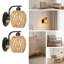 Ensemble de deux appliques murales Boho