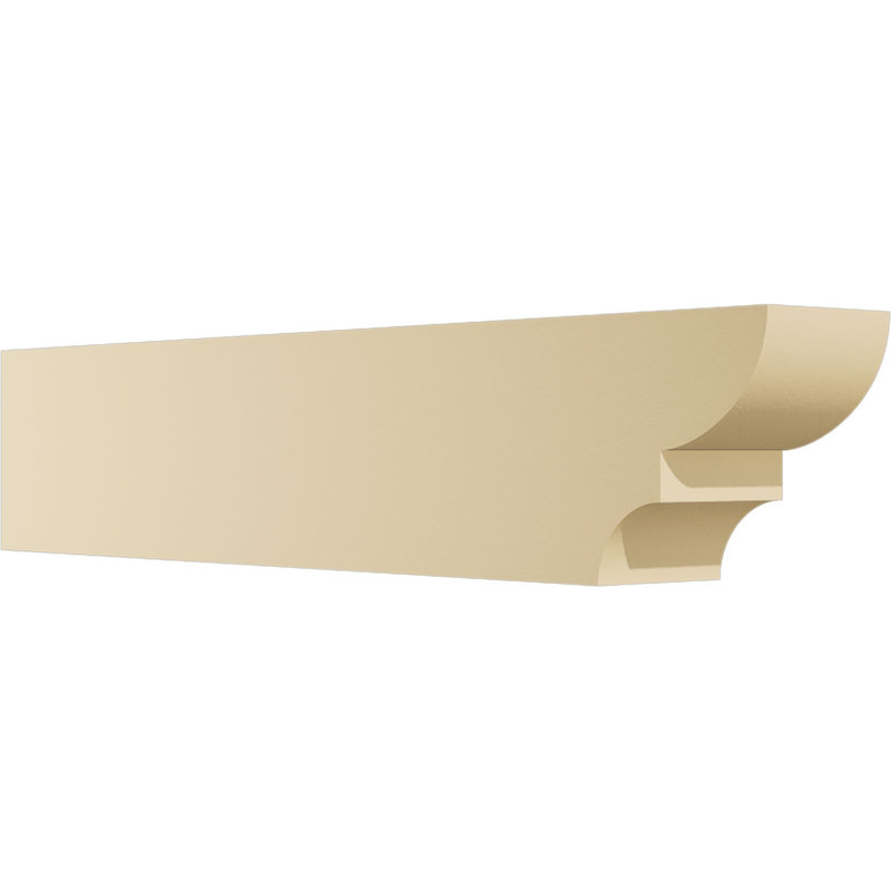 Ridgewood Signature Urethane Rafter Tail, Primed Tan, 6" H x 30" W x 4" D