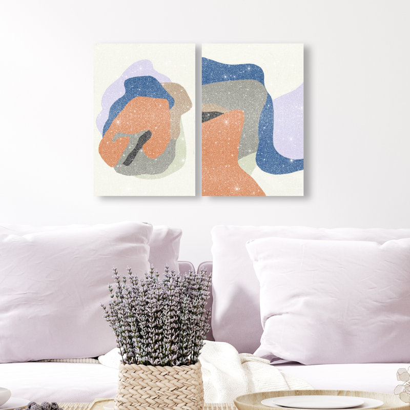 Together Set Set by Oliver Gal, 10"H x 15"W, Gallery Wrapped