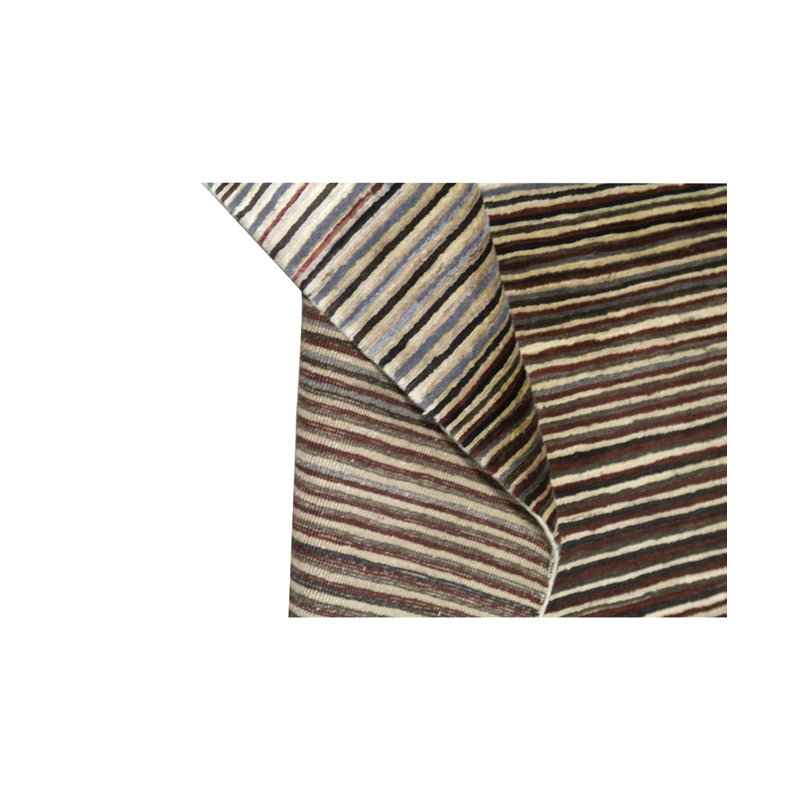 Hand-Knotted High-Quality Beige/Brown/Black Area Rug