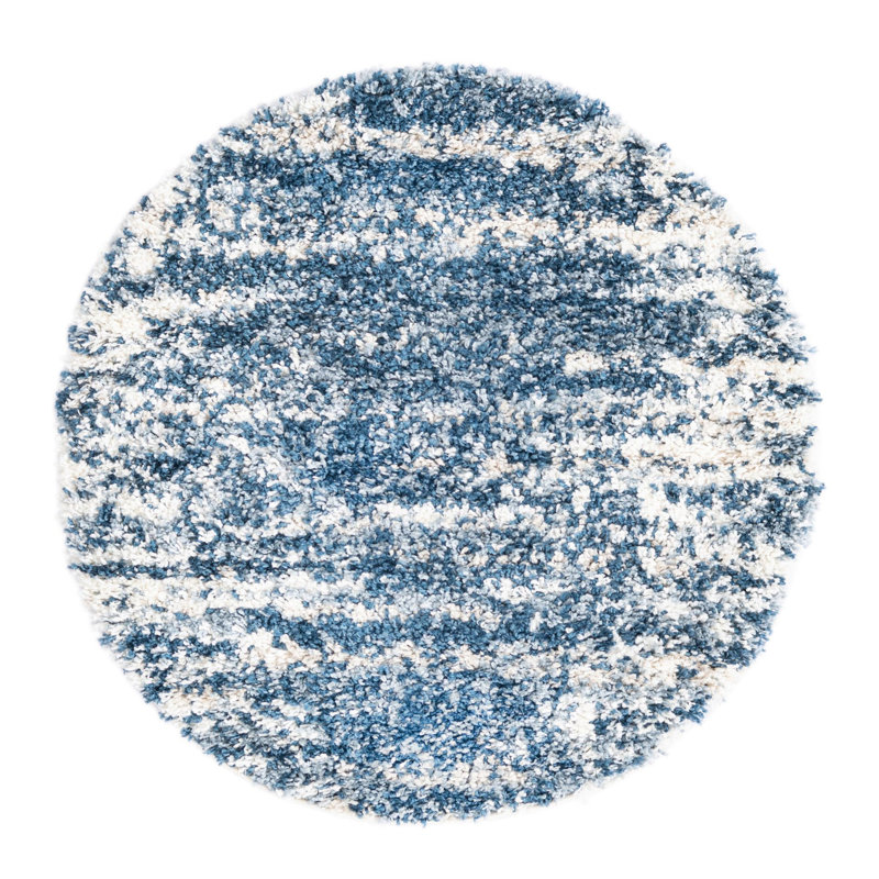 Knupp Abstract Indoor Rug, Round 3'3"