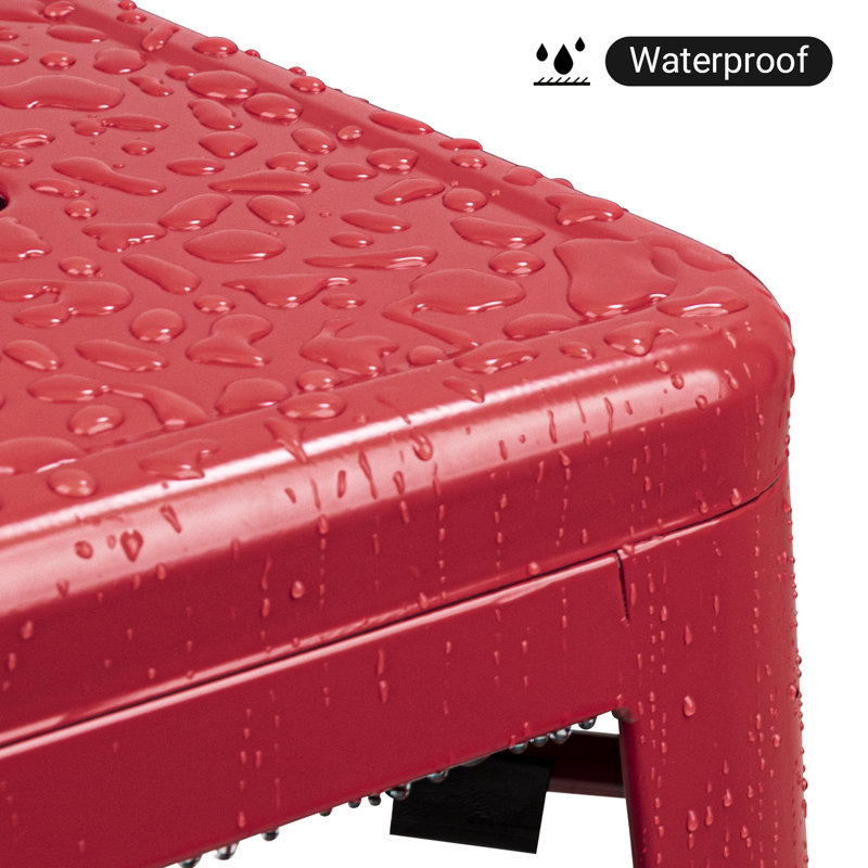 Medway Counter Stool, Red