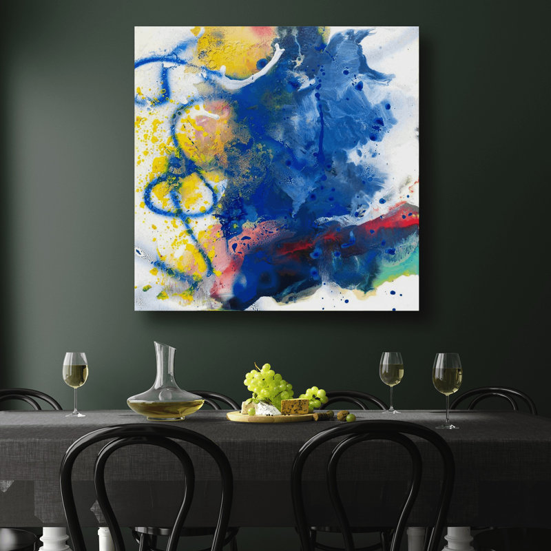 Citrine - Artist Enhanced Canvas Print, 12" H x 12" W x 1" D, Wrapped Canvas