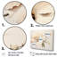 Beige minimalisme Hibiscus Wonder I - ensemble de reproductions d'art mural Hibiscus-107742442