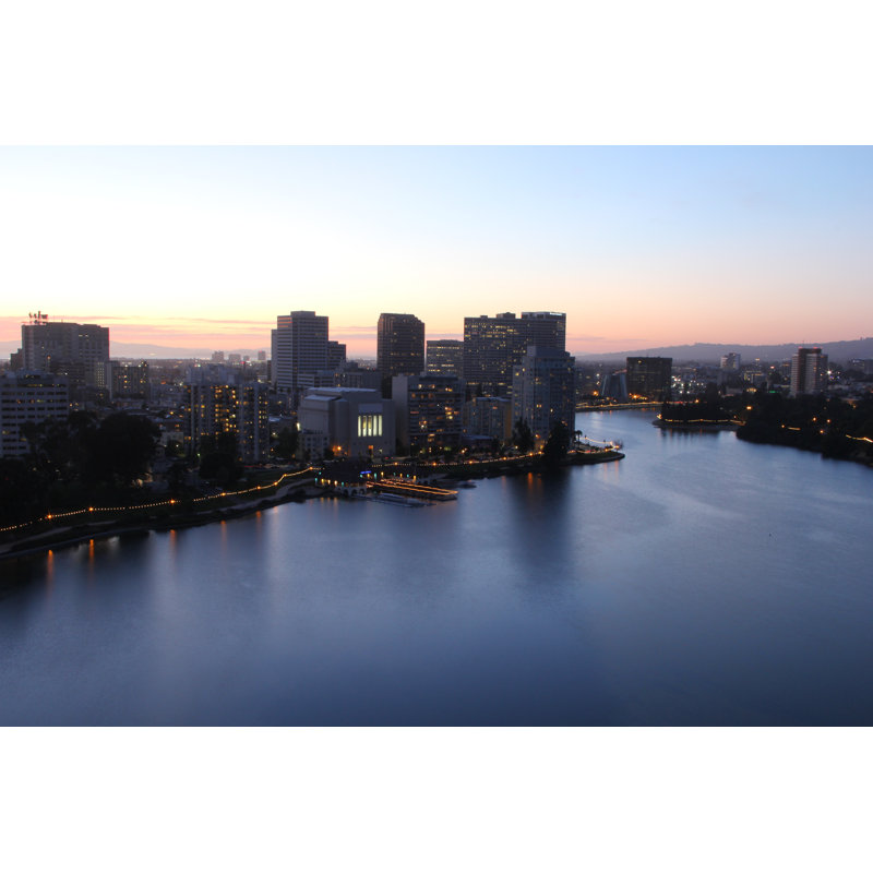 Lake Merritt (Oakland) - Wrapped Canvas Print, 30cm H x 46cm W x 3.8cm D