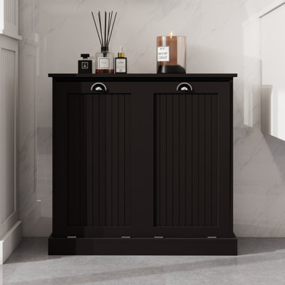 Poubelle 10 gallons en bois manufacturé