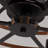 Cantin 24.8" Classic Black Caged Farmhouse Ceiling Fan With Light Kit and Remote Control-535535148