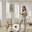  Lampe sur pied 68,5 po fantaisiste Fairy Tale Cottage Vibrant Flowers Fantasy Landscape