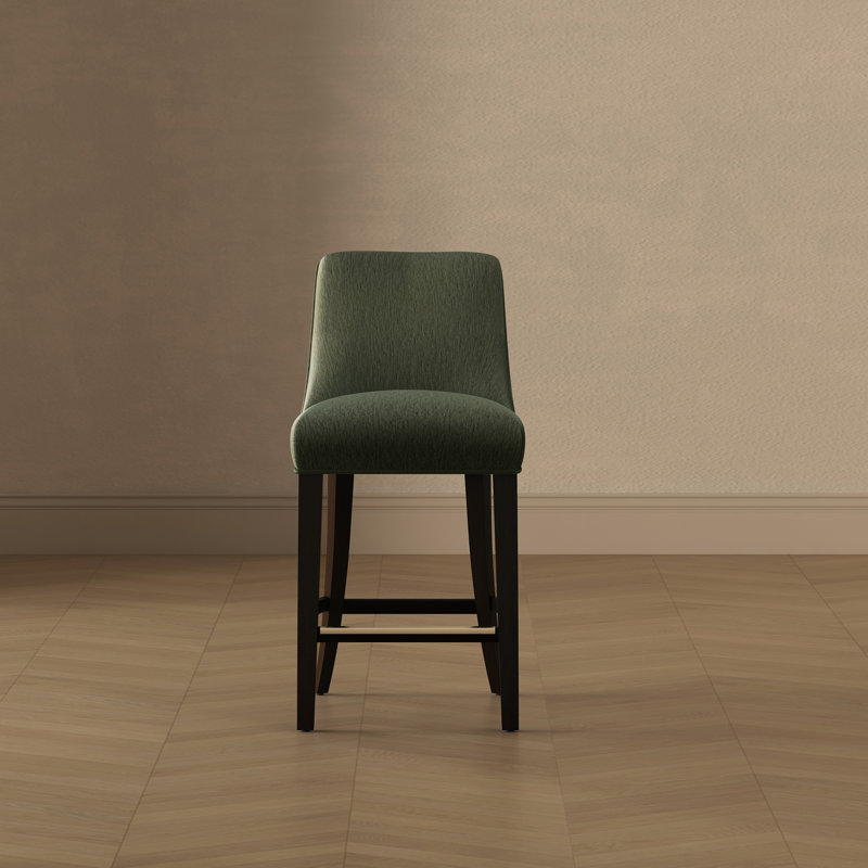 Tabouret de comptoir Beever, Crème, Tabouret de comptoir (siège d'une hauteur de 27,4