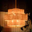 Lustre floral en bambou 6 lumières