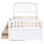 Solid Wood Bed with 6 Drawers,Twin Size Platform Storage Bed-705948814