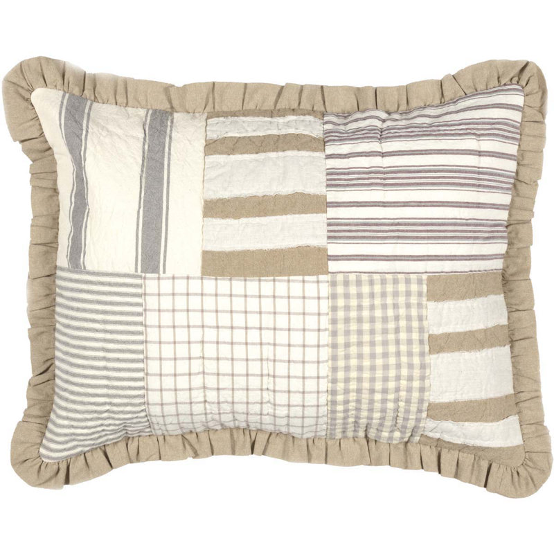 Grace Cotton Patchwork Sham, Standard