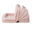 Canapé-lit double convertible pliable, rose-1096211982