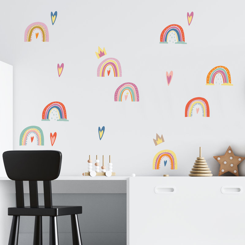 Abstract Non-Wall Damaging Wall Decal