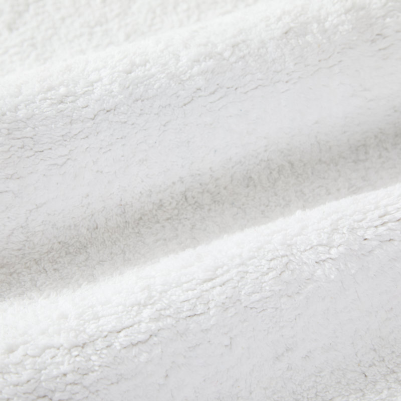 Tapis de bain réversible 100% coton, 24 po x 17 po, Blanc