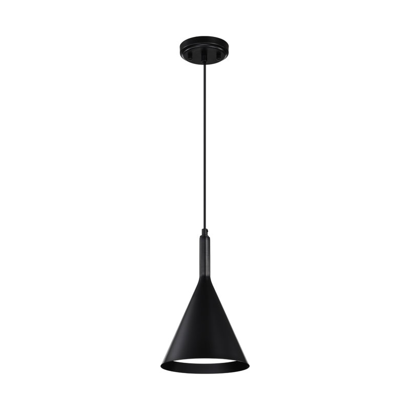 Charlynn 1 - Light Cone Pendant, Black