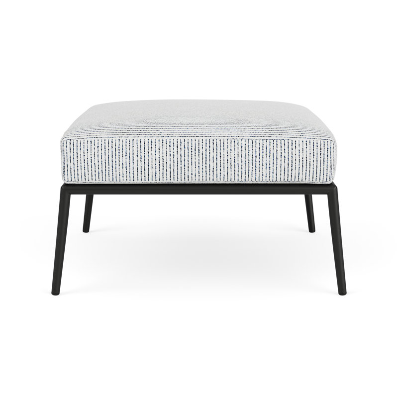 Escape Outdoor Ottoman, Burson Indigo
