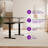 106.3'' Height Adjustable U-Shaped Executive Desk with File Cabinets-111595853