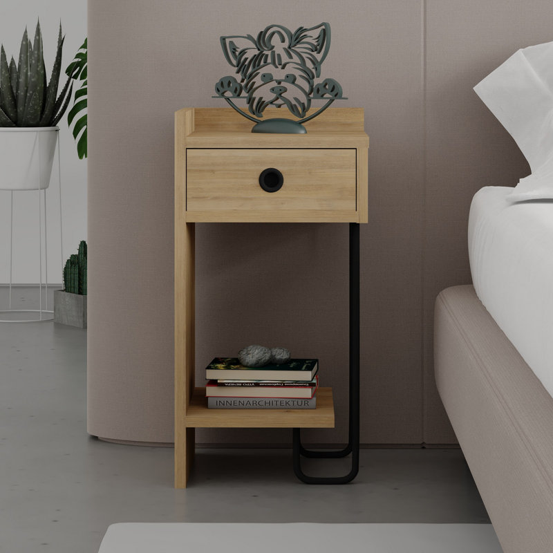 Table de nuit, Beige
