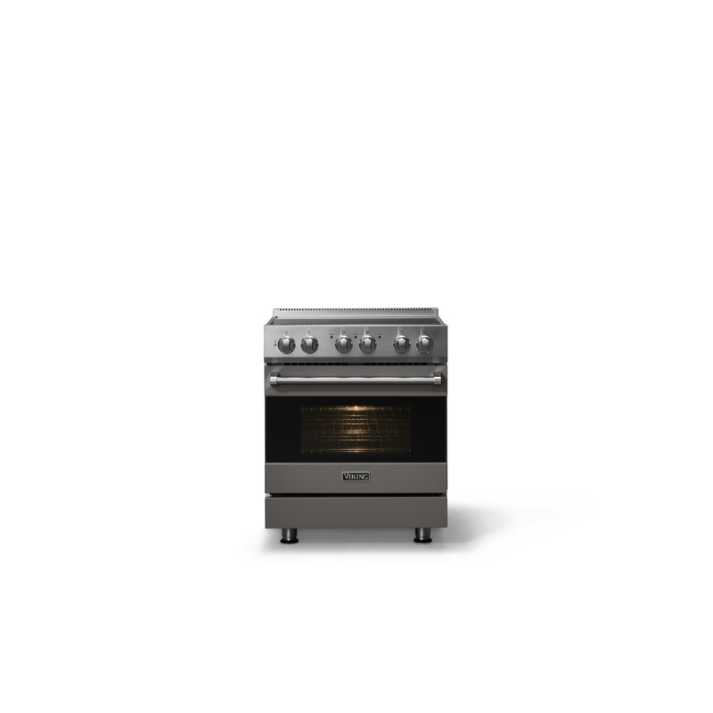 30" Induction Range, Damascus Gray